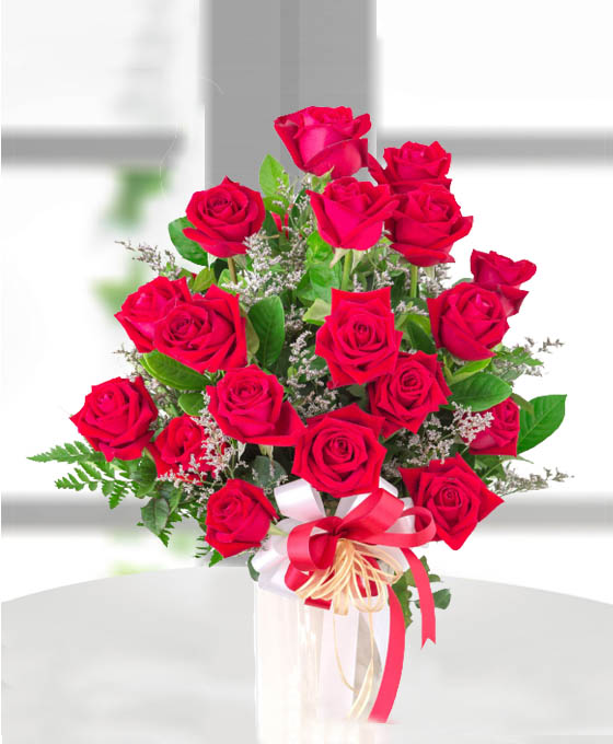 Ramo de 18 Rosas Rojas